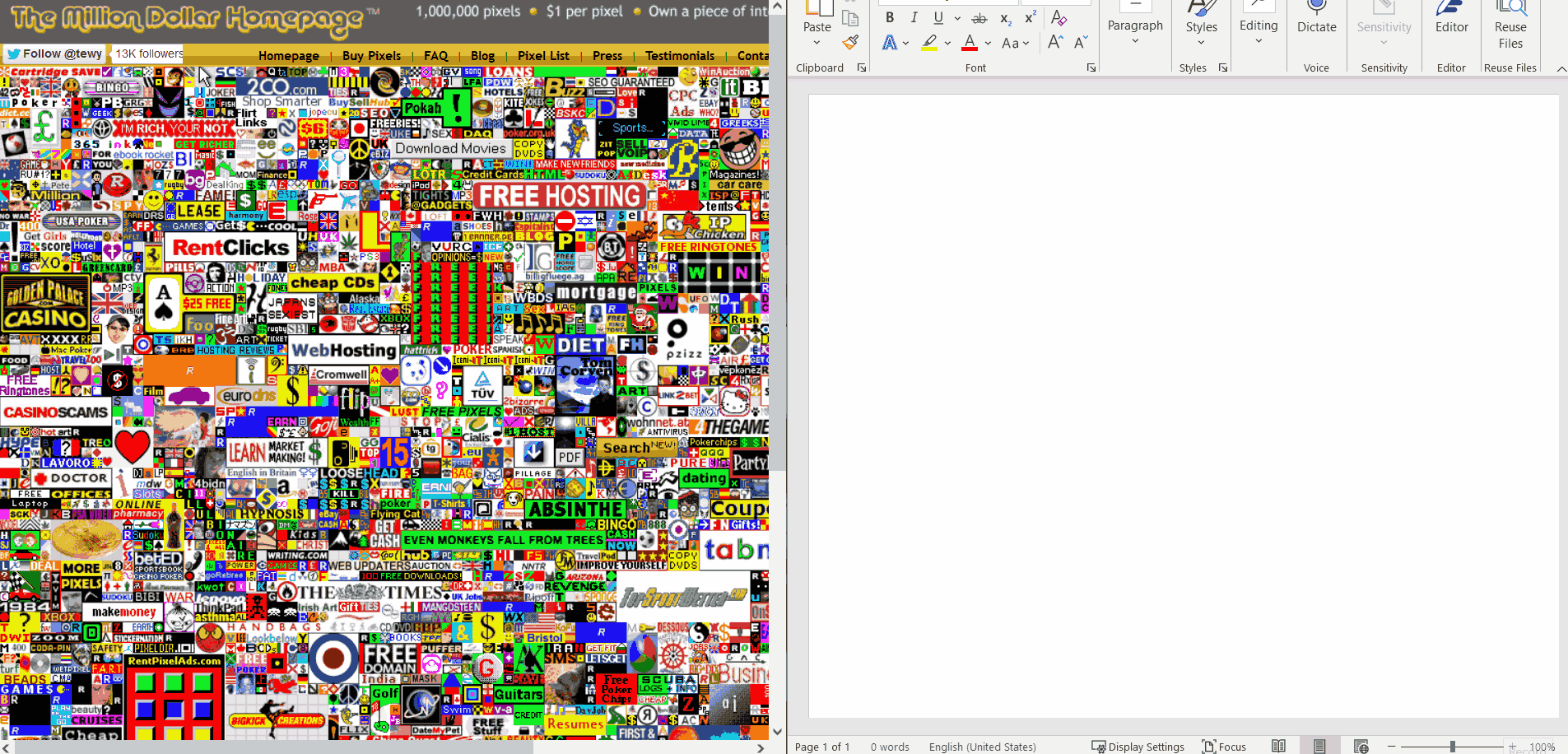 Screenshots are quick with Microsoft Word, especially if you know about Windows+Shift+S